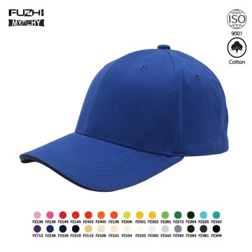 FZBC-6006 Elastic sweat-absorbent band personalized adjustable fit cap 5 panel baseball cap