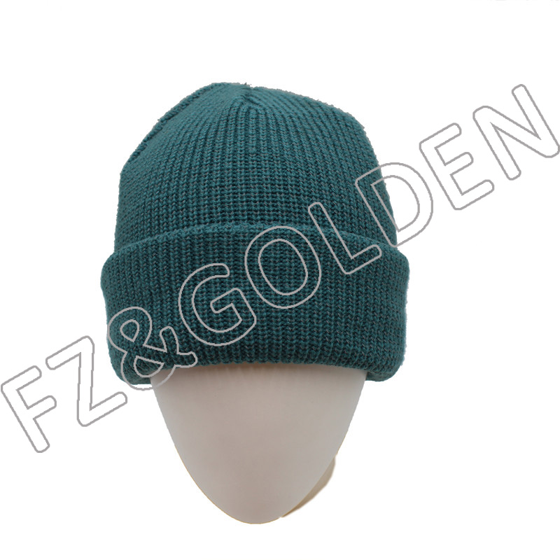 High-Quality Reflective Scarf Manufacturers - 
 Reflective Adult Polyester Knitted Hat  - FUZHI