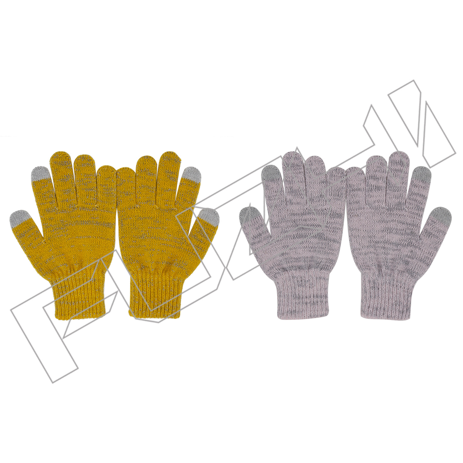 FZRG-1003 Reflective knitted gloves