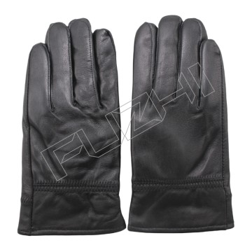 FZWG-1011 New men's and women's leather gloves with fleece thickened cold leather gloves outdoor autumn and winter windproof thermal leather gloves