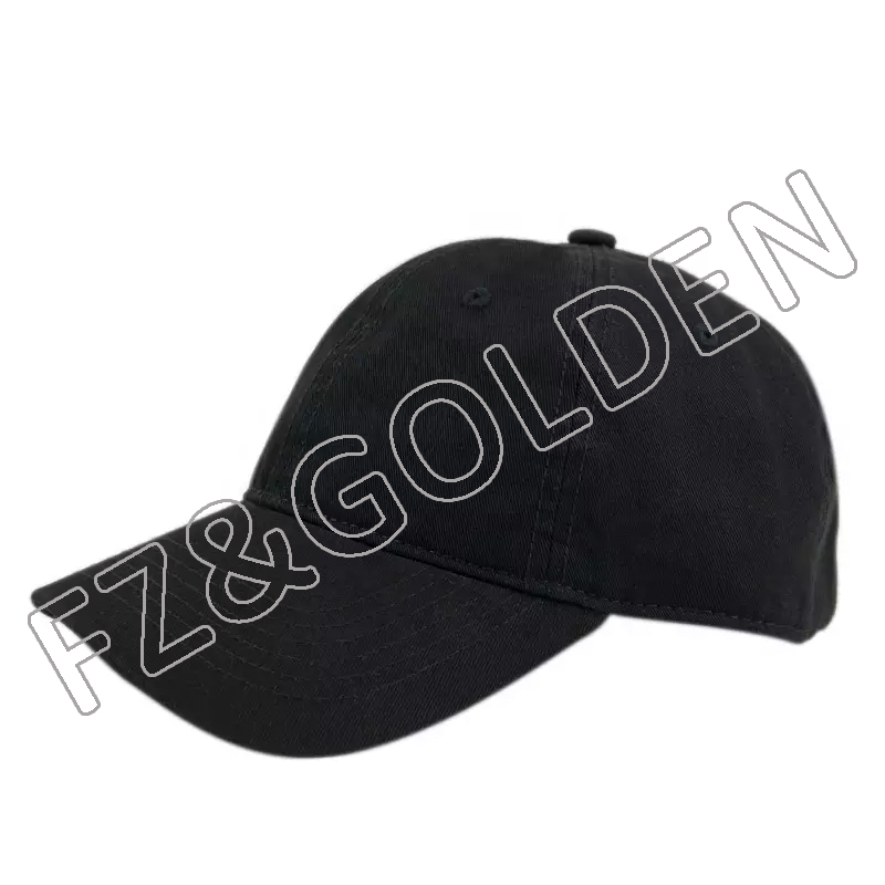 OEM/ODM Racing Cap - 
 Factory Blank Dad Hats Unisex 100% Cotton Black New Plain 6 Panel Baseball Custom Logo vintage ball cap   - FUZHI