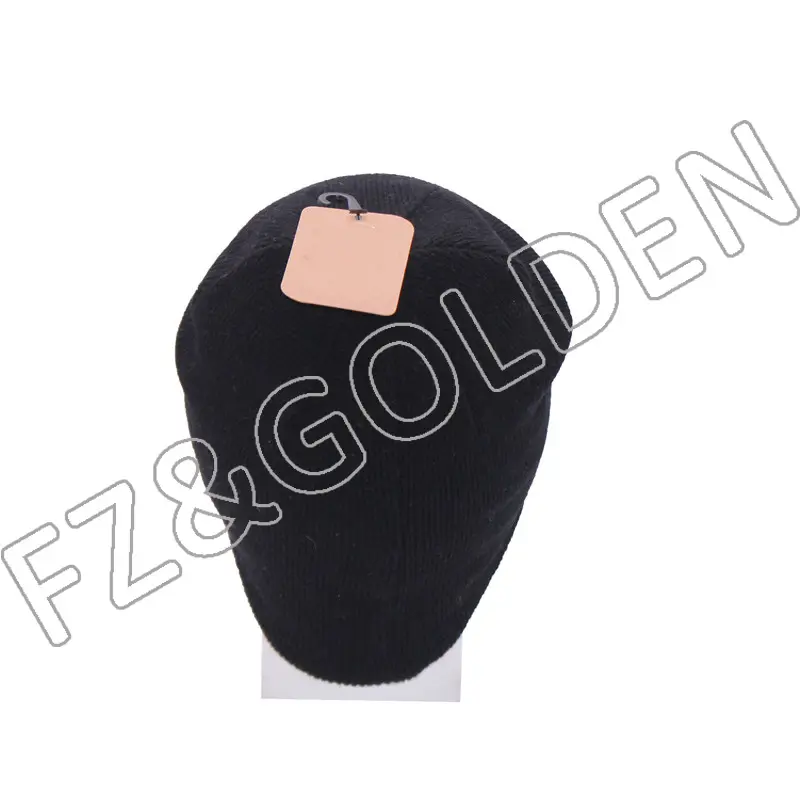 Cheapest Pom Beanie – 
 Winter Knitted Embroidered Beanie Hats  – FUZHI