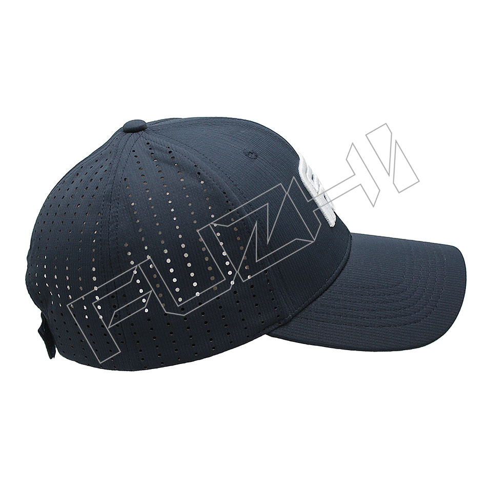 FZSC-1004 6 panel laser holes baseball cap