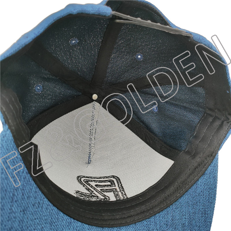 Export Bike Cap Factory - 
 5 Panel  Embroidery Logo Snapback Cap  - FUZHI