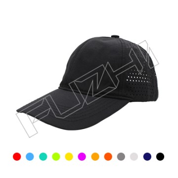 FZSC-1008   6 panel laser holes baseball cap