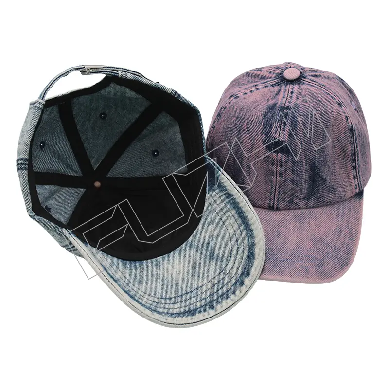 FZBC-6103 New denim washed vintage cap men’s and women’s outdoor fashion trend sports casual baseball cap denim washed cap with wide brim