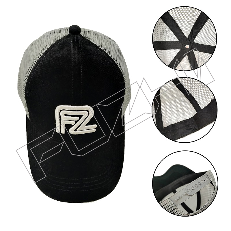 FZBC-6032 6 panel trucker cap