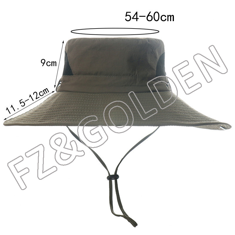 Discount Knit Hat - 
 Foldable Super Wide Brim Fishing Bucket Safari UPF 50+ Sun Protect Hat  - FUZHI