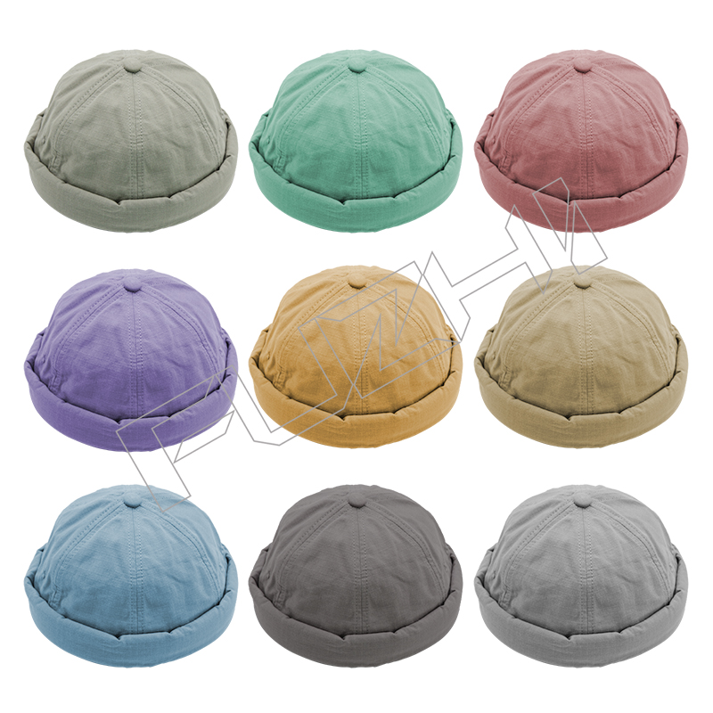 Fashionable and casual daily life bowler hat skull cap