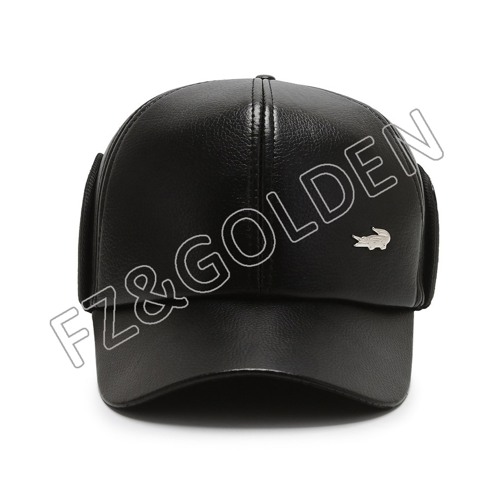 Discount Cap Custom Suppliers - 
 Winter Warm Mens Leather Winter Cap  - FUZHI