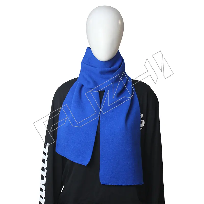 FZSC-3021 Customized men and women’s  winter warm knitted beanie scarf glove set outdoor weatherproof acrylic knitted beanie scarf  glove