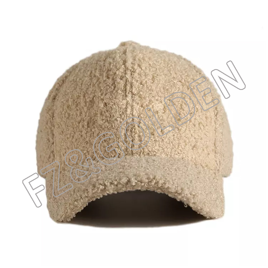 Wholesale Mens Cap Manufacturer - 
 new arrival cashmere baseball cap hat  - FUZHI