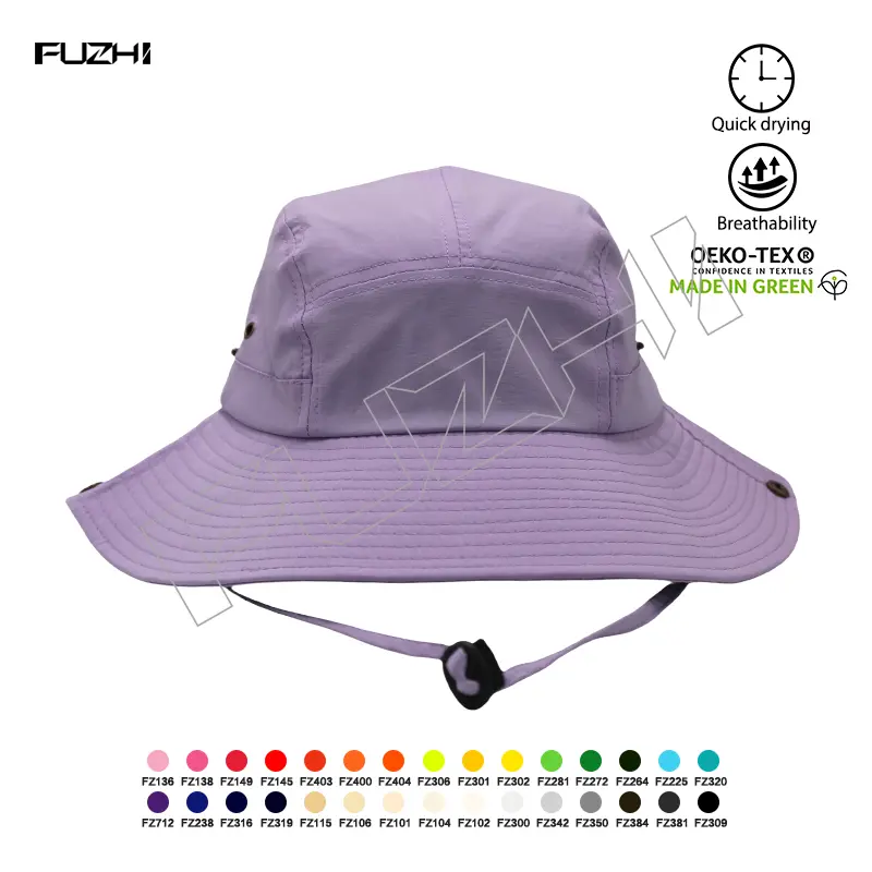 FZFH-2005 Fishing hat quick-drying storage bag mountain hat summer outdoor thin breathable sun sunscreen fisherman hat Featured Image