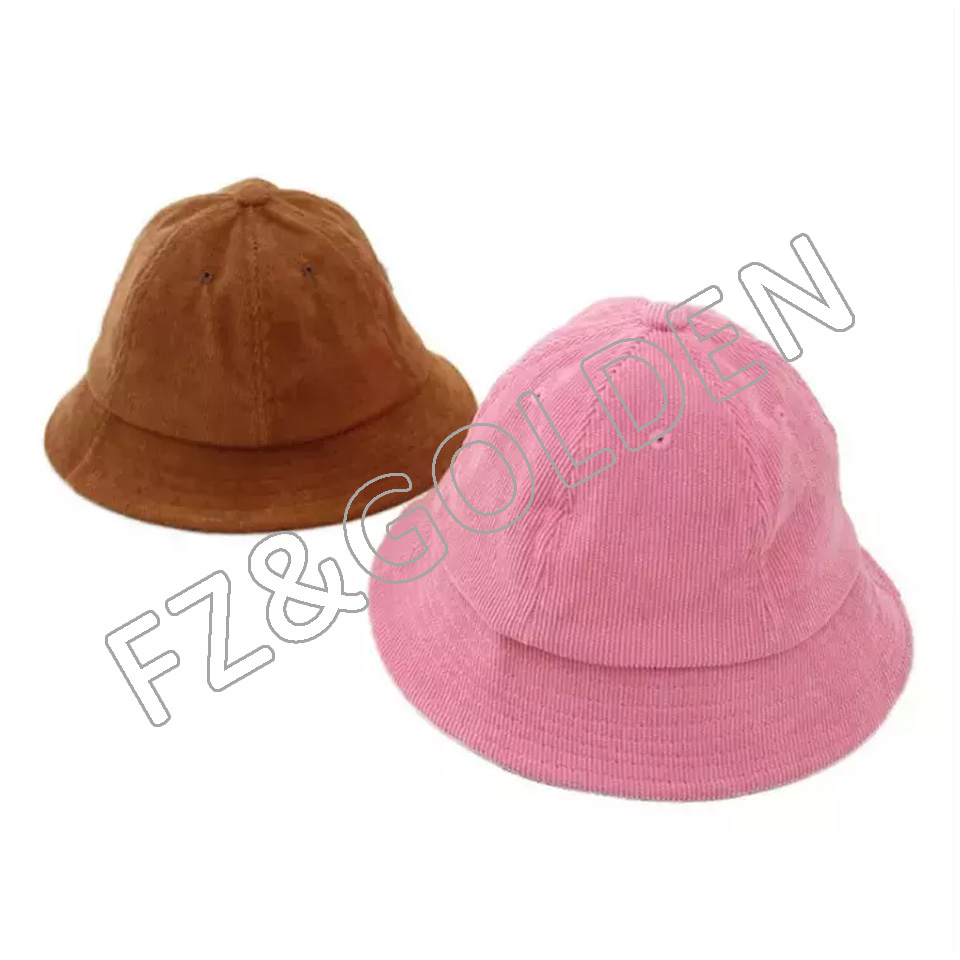 OEM/ODM Wool Hat Suppliers - 
 Custom design kids sun hat bucket cap plain children  - FUZHI