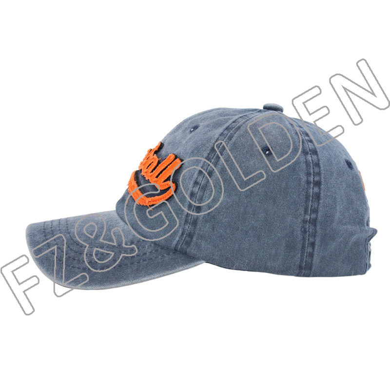 Best-Selling Cap Winter - 
 Towel Embroidery Water Washed Cap Dad Cap   - FUZHI