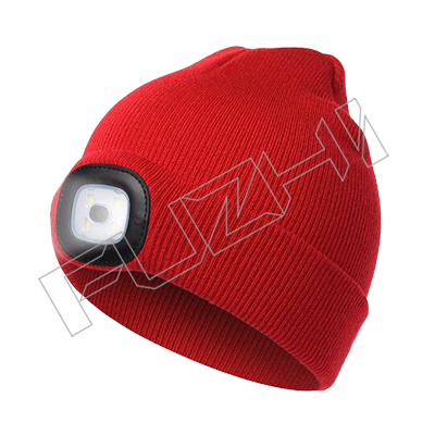 FZBH-7009 Customize winter LED knitted beanie