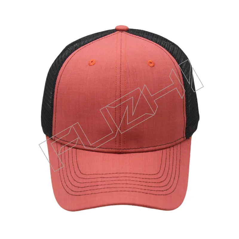 FZBC-6009 6 panel new multicolor fashion patchwork nylon mesh trucker cap