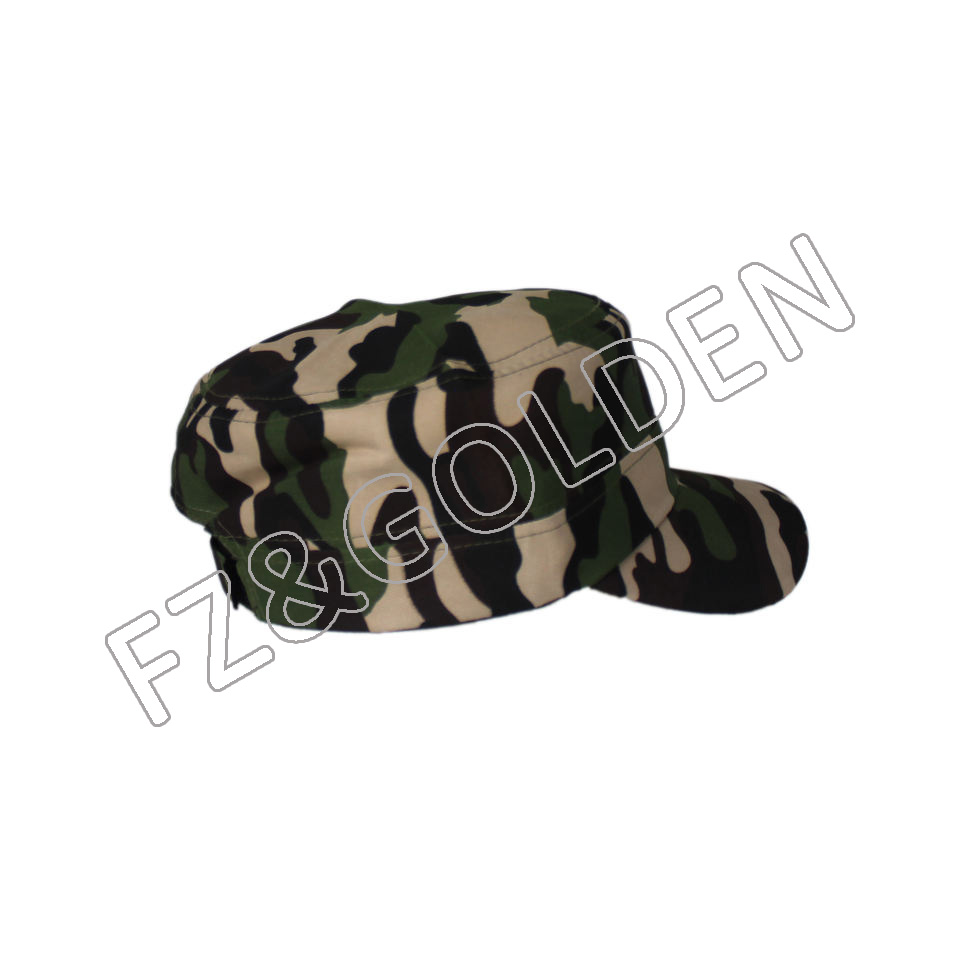 Knitted Cap Factory - 
 Cadet Army Basic Everyday Style STASH Pocket Version Available Military Caps  - FUZHI