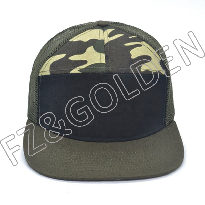 7 panel custom colors baseball caps snapback trucker snapbacks