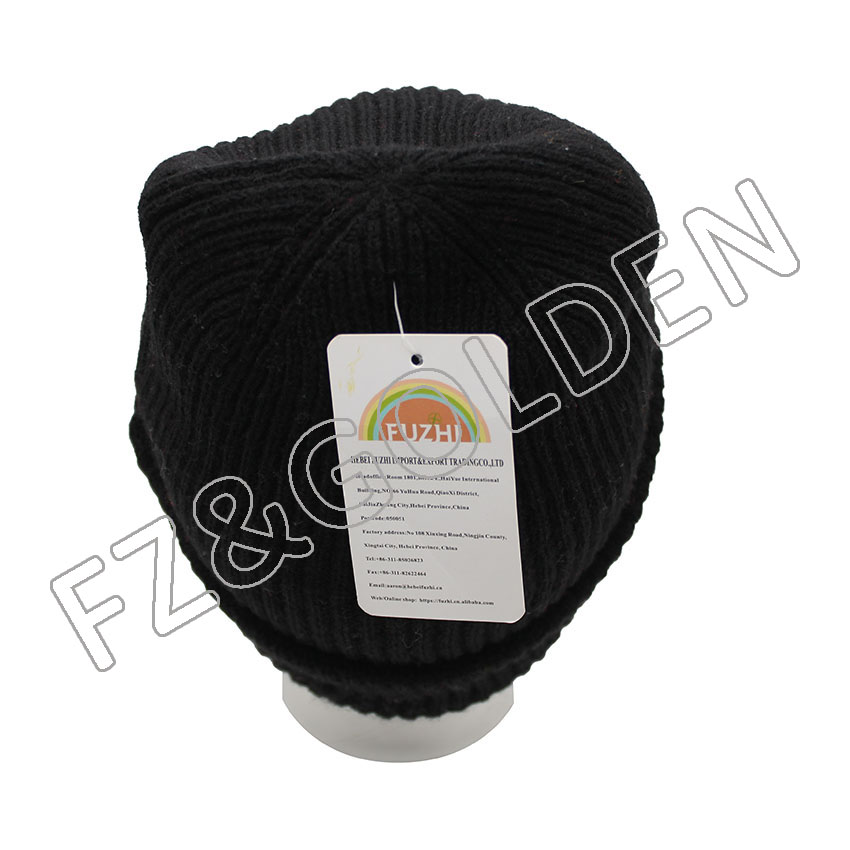 Export Acrylic Beanie - 
 New arrival hot sale amazon high quality kids winter hat wool beanie  - FUZHI