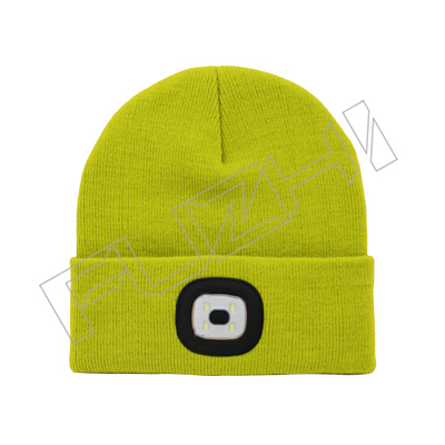 FZBH-7009 Customize winter LED knitted beanie