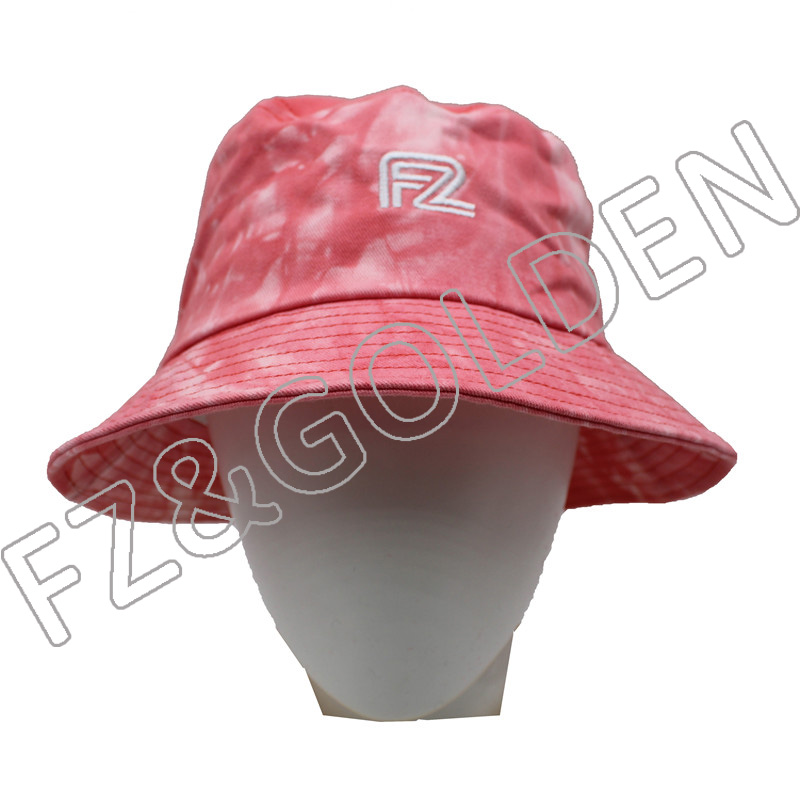 Export Packable Hat Manufacturer - 
 100% Cotton Tie-dyed Adult Hat   - FUZHI
