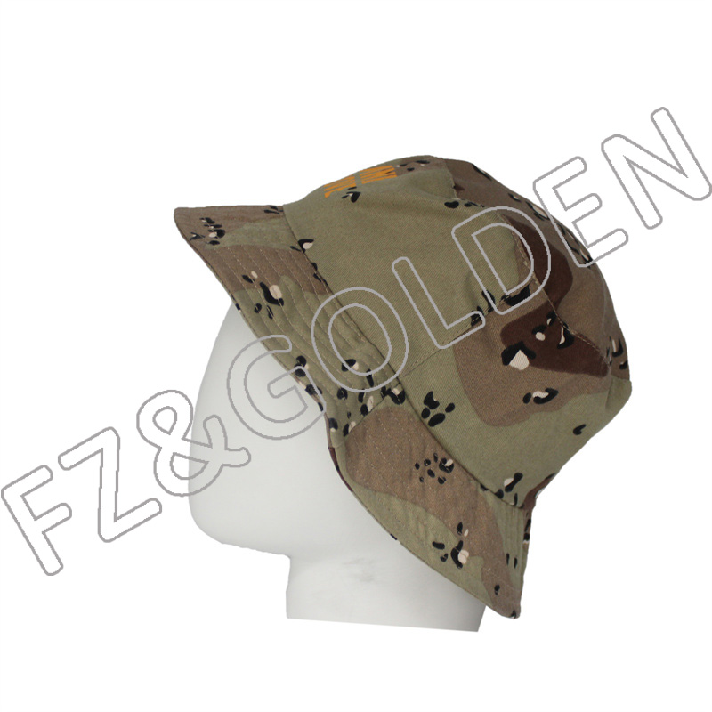 China Hat - 
 Bulk Custom Logo Fisherman Bucket Hat  - FUZHI