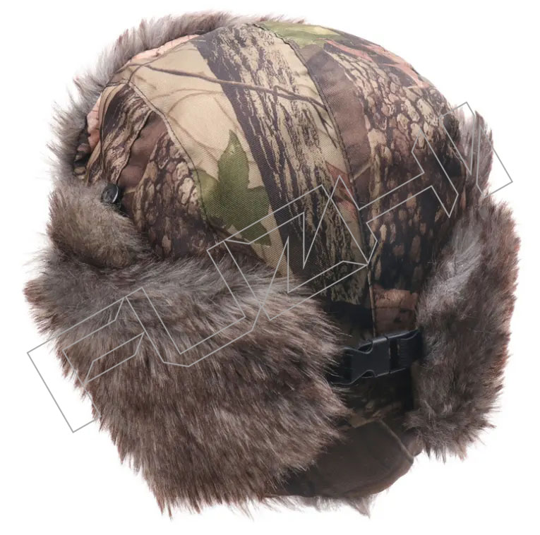FZWH20250626-2 Russian sherpa hat soft faux fur sherpa ear flap hat cap winter ski trapper Winter Trooper Hat