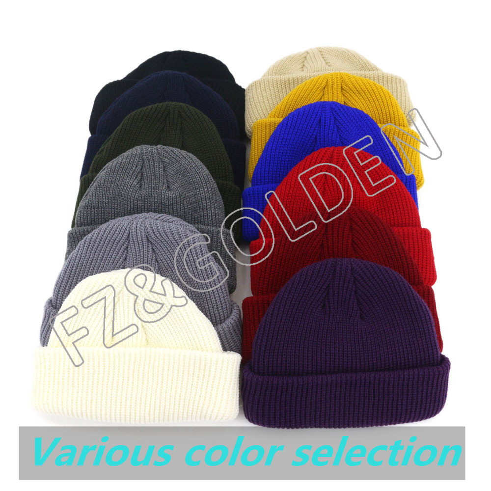 Wholesale Custom Embroidered Logo Warm Beanie 
