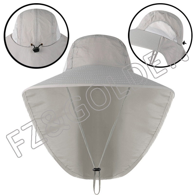 Best-Selling Kids Hat And Scarf Set Supplier - 
 The Depot Lightweight Quick Dry Polyester Packable Nylon Sun Bucket Hat   - FUZHI