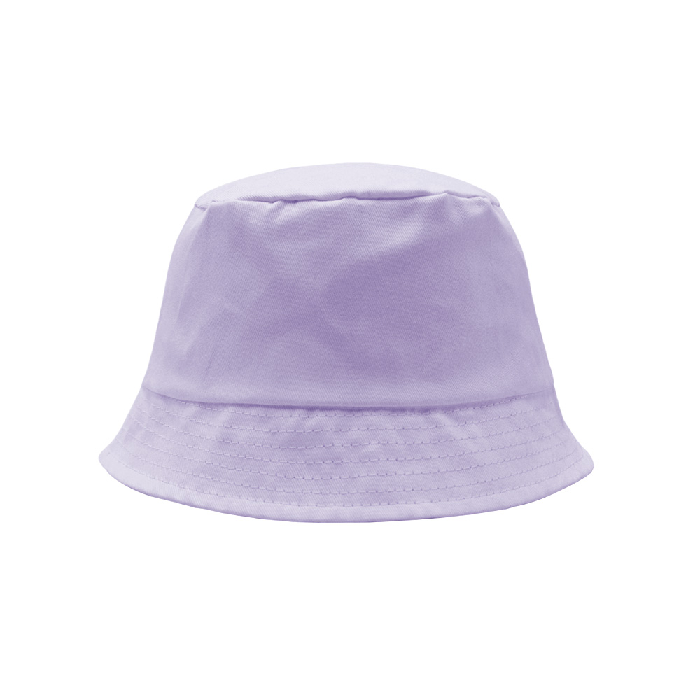 FZFH-1002 Soft breathable cotton light purple casual style bob hat