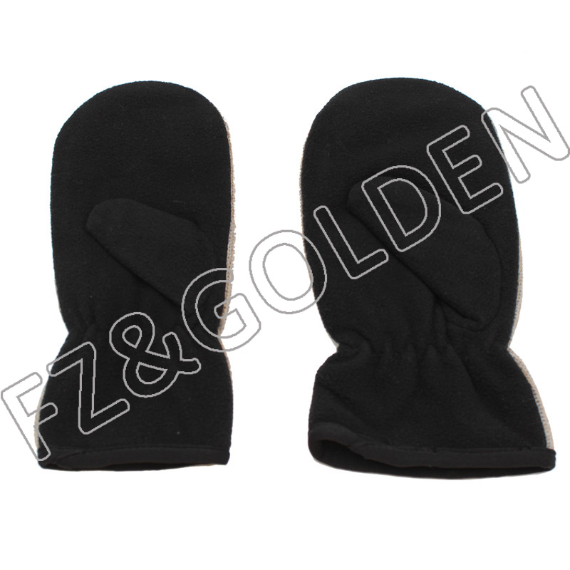 OEM/ODM Cotton Glove Supplier - 
 Reflective Knitted Adult Mitten  - FUZHI