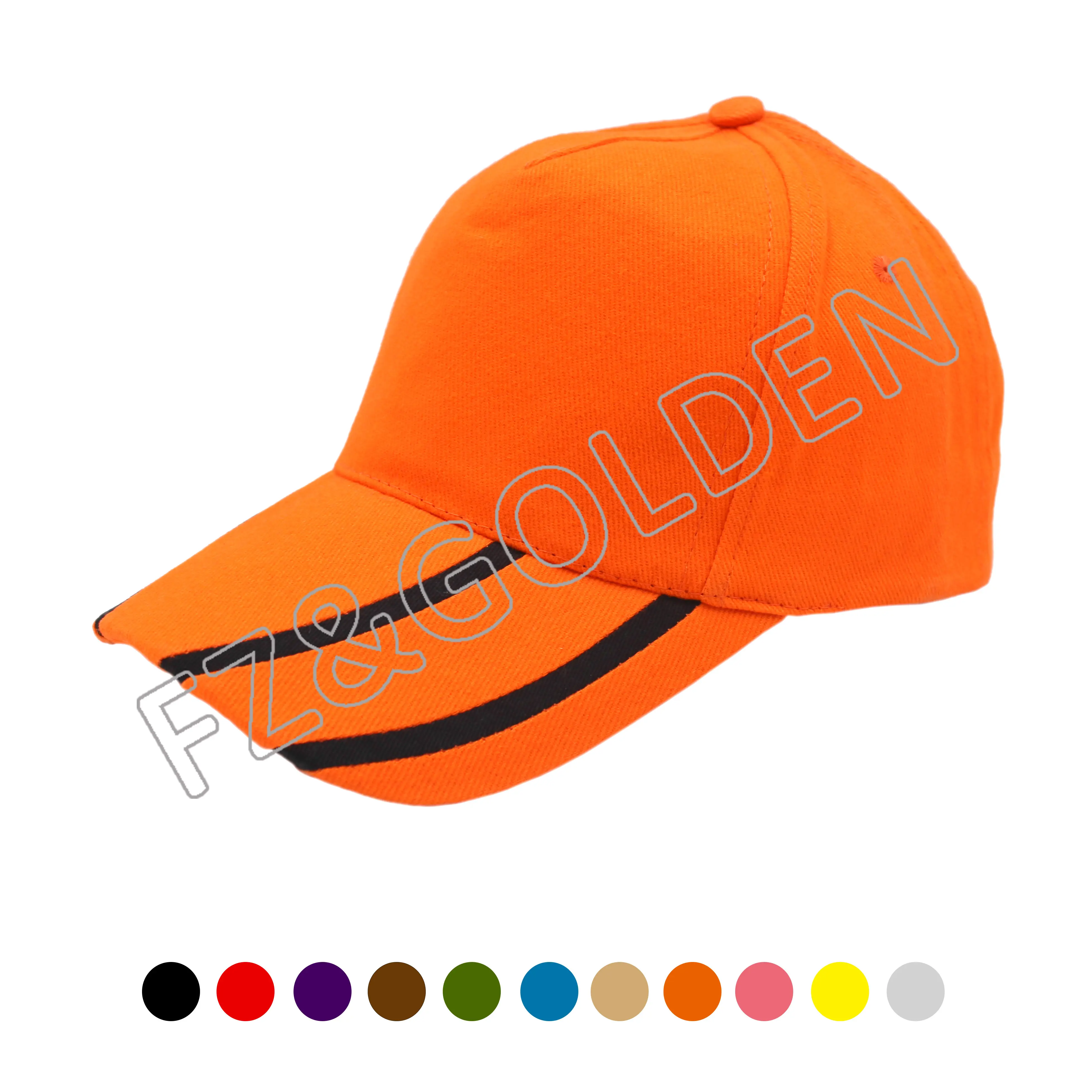 Sun Cap Suppliers – 
 High Quality Custom Design 5 Panel Baseball Cap  – FUZHI