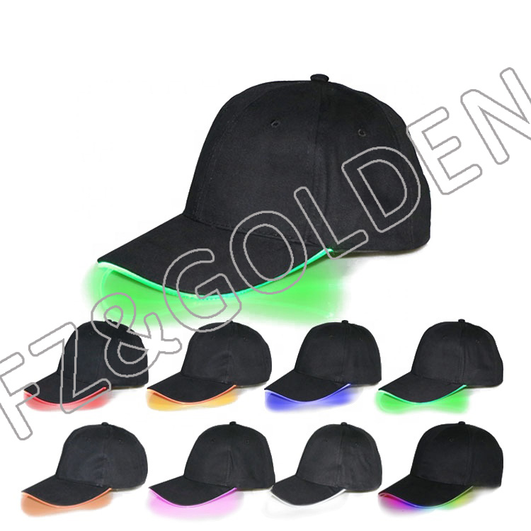Discount Wool Baseball Cap -   Men's kids led lighted baseball caps and hats  - FUZHI