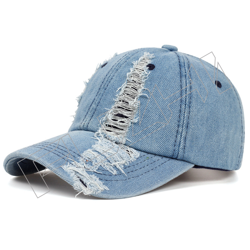 FZBC-6035 6 panel denim cap
