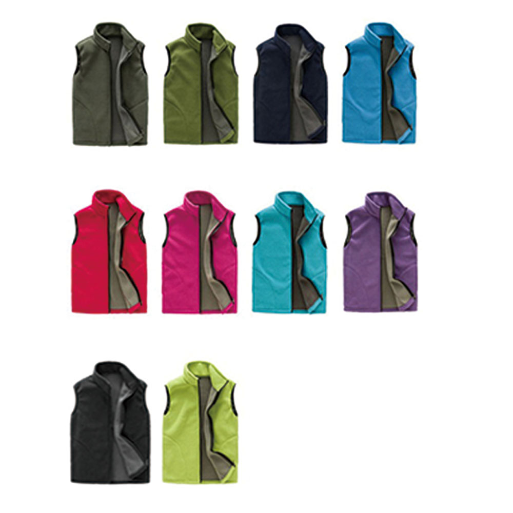 FZJA-1002 Lightweight fleece casual vest polar fleece vest