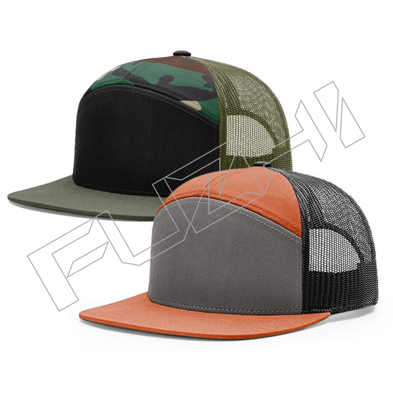 FZBC-7002 7 panel trucker cap