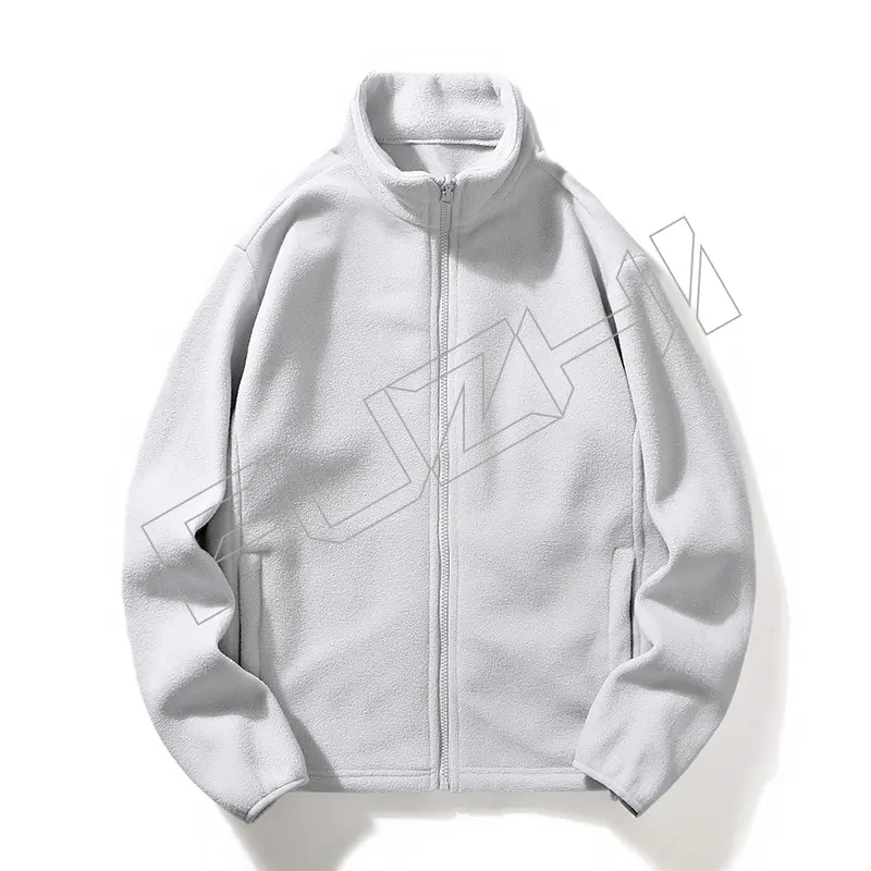 FZJA-1001 Fleece jacket unisex couple thick autumn and winter household outfitting sports hoodie cardigan coat top