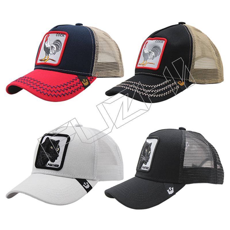 FZBC-5034 Customize animal mesh baseball cap