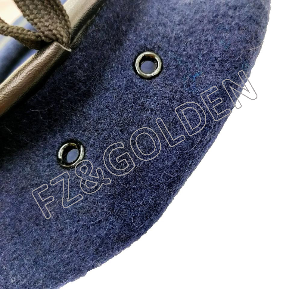 Cheapest Men Beanie Hat Manufacturer - 
 Army Military Flash Midnight Navy Blue Custom Berets  - FUZHI