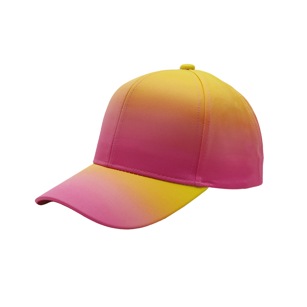FZBC-6052 6 panel gradient color stylish cap baseball cap