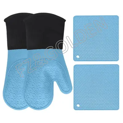 Export Kitchen Gloves – 
 Silicone Kitchen Oven Mitts and Pot Holder   – FUZHI