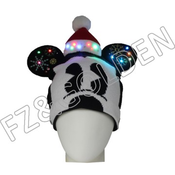 Christmas product Mickey Mouse LED Christmas Hat   - FUZHI
